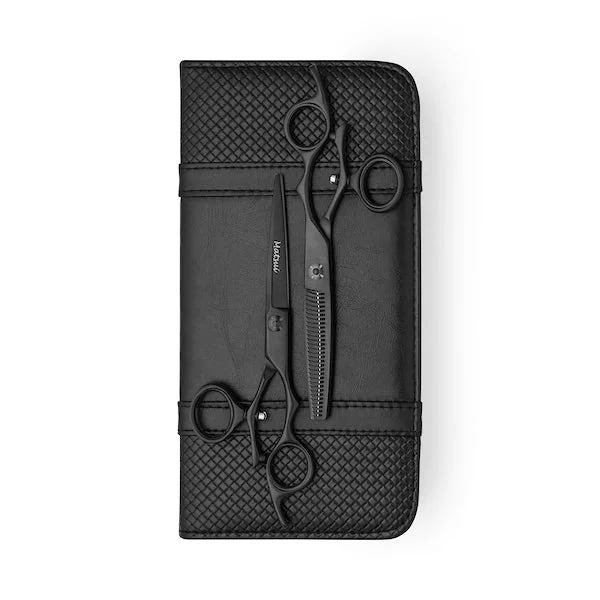Matsui Swivel Matte Black Lefty Scissor Thinner Combo