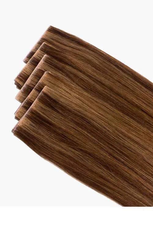 The Hair Shop Skin Weft Tape-In Extensions Straight 14" 24 PC Pack