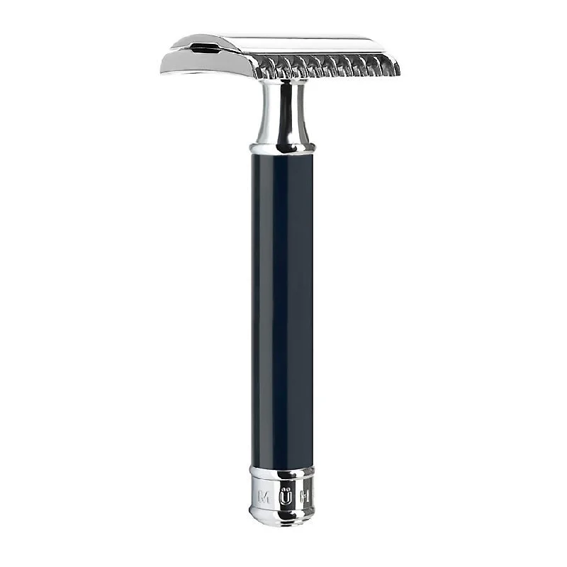 Muhle R101 Tooth Comb Classic Safety Razor, Black Handle