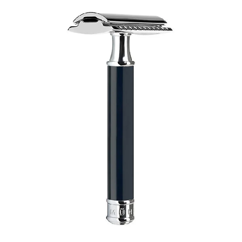 Muhle R106 Double-Edge Classic Safety Razor, Black Handle